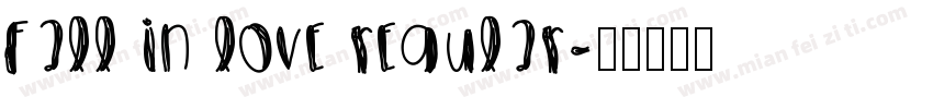 Fall in Love Regular字体转换